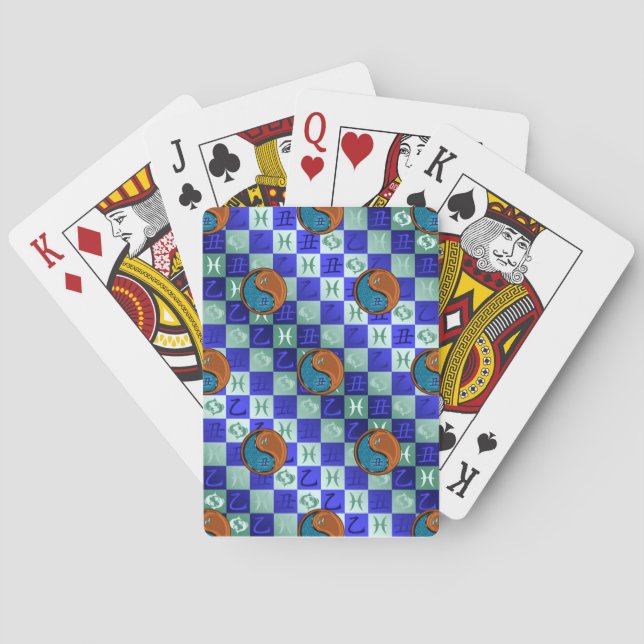 Jeu De Cartes Poissons & Bœuf de Bois (dos)