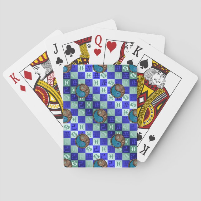 Jeu De Cartes Poissons & Bœuf de Terre (dos)