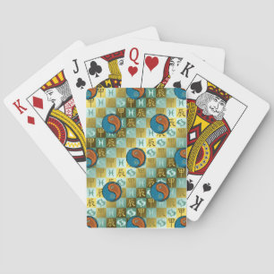 Jeu De Cartes Poissons & Dragon de Bois
