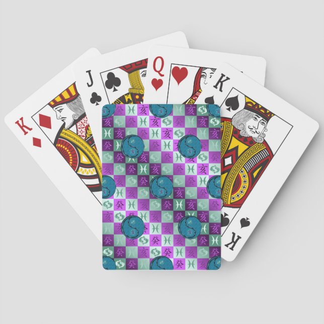 Jeu De Cartes Poissons & Vaseau d'eau (dos)