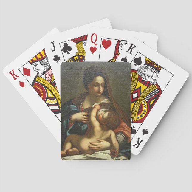 JEU DE CARTES POITRINE DE MARIE (dos)