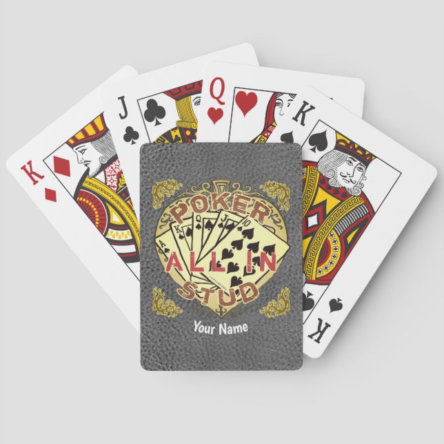 Jeu De Cartes Poker (dos)