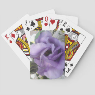 Jeu De Cartes Poker à fleurs violet jouer cartes