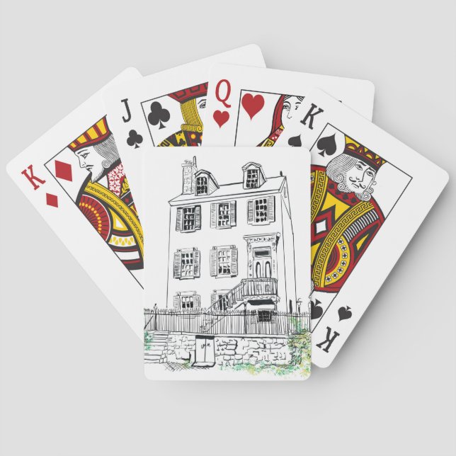 Jeu De Cartes Poker à Pst (dos)