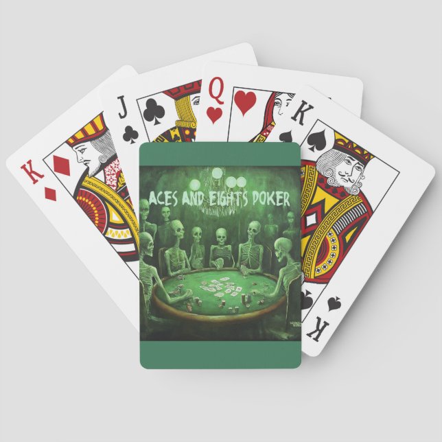 Jeu De Cartes Poker As et Huit (dos)