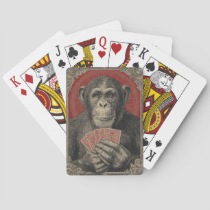 Jeu De Cartes Poker chimpanzé