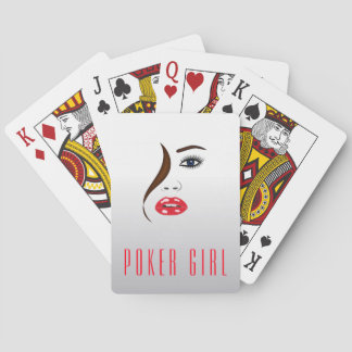 Jeu De Cartes Poker Girl Stylish Custom