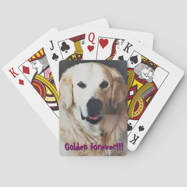 Jeu De Cartes Póker Golden Retriever (dos)