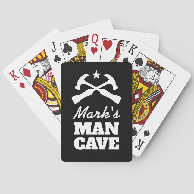 Jeu De Cartes Poker personnalisé jouer cartes pour les gars man  (dos)
