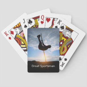 Jeu De Cartes Pole Vaulter Sport personnalise