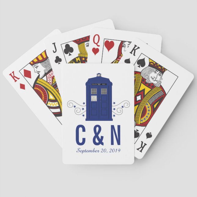 Jeu De Cartes Police Box Mariage Jeu Cartes v3 (dos)