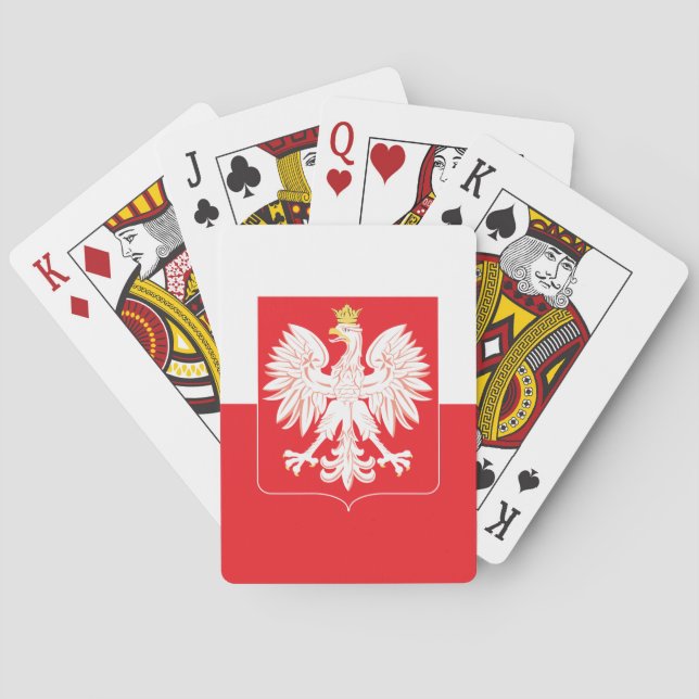 Jeu De Cartes Polish Eagle Red Shield (dos)