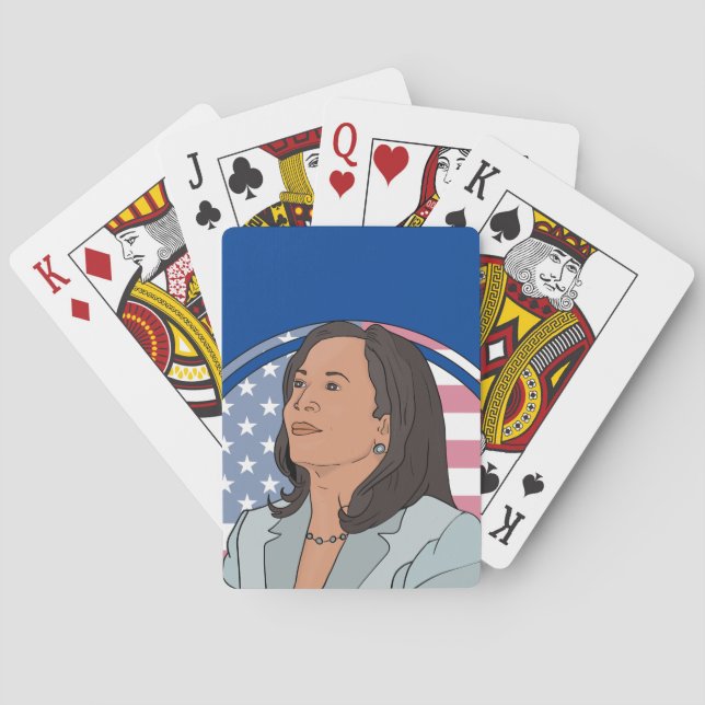 Jeu De Cartes Politique Kamala Harris (dos)