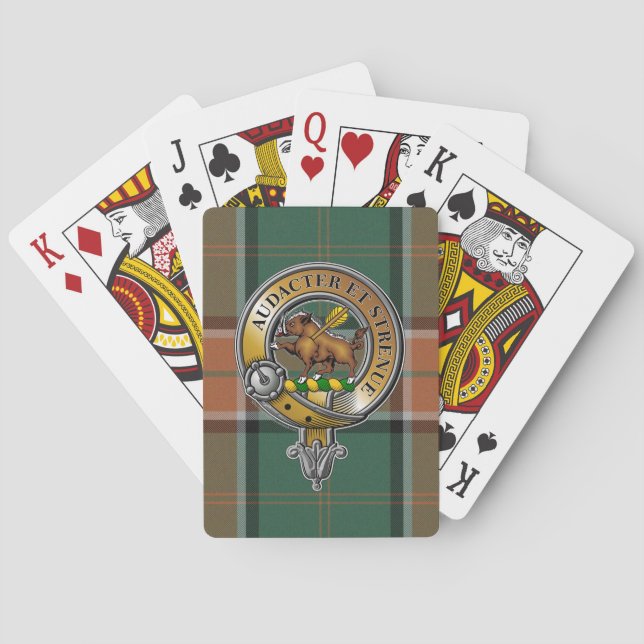 Jeu De Cartes Pollock Tartan & Badge (dos)