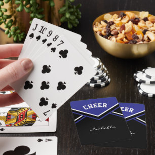 Jeu De Cartes Pom-pom girl bleu foncé