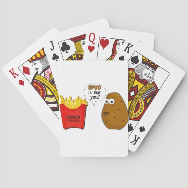 Jeu De Cartes Pomme de terre Fries est-ce que c'est vous ? (dos)