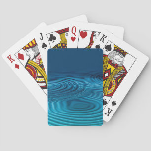 Jeu De Cartes Pommes bleu Aqua