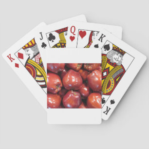 Jeu De Cartes Pommes rouges foncées