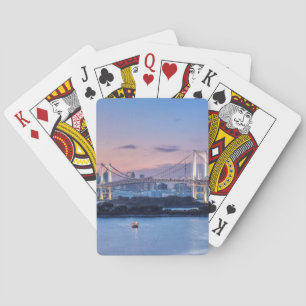 Jeu De Cartes Pont arc-en-ciel au crépuscule
