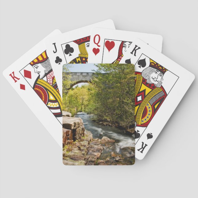 Jeu De Cartes Pont au-dessus de rivière (dos)