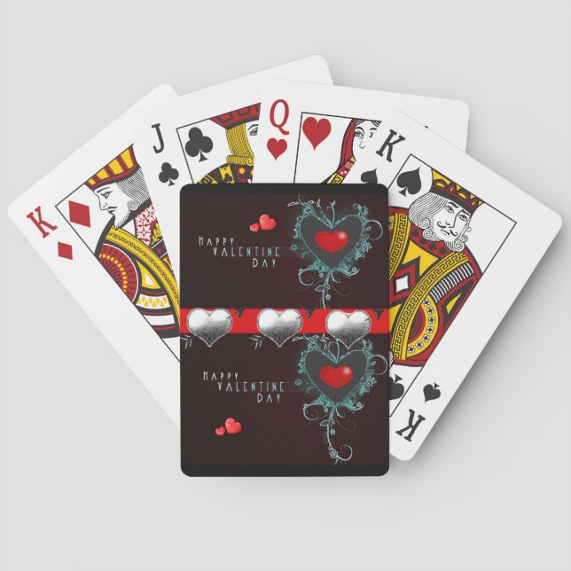 Jeu De Cartes Pont carte de la Saint-Valentin (dos)