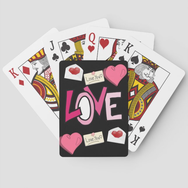Jeu De Cartes Pont carte de la Saint-Valentin (dos)
