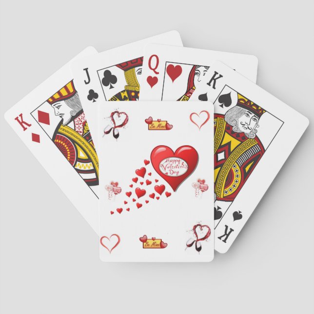 Jeu De Cartes Pont carte de la Saint-Valentin (dos)