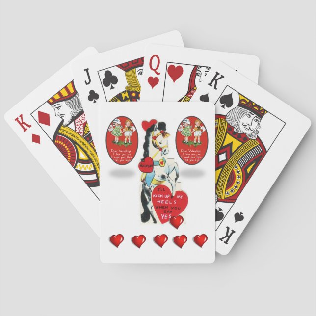 Jeu De Cartes Pont carte de la Saint-Valentin (dos)