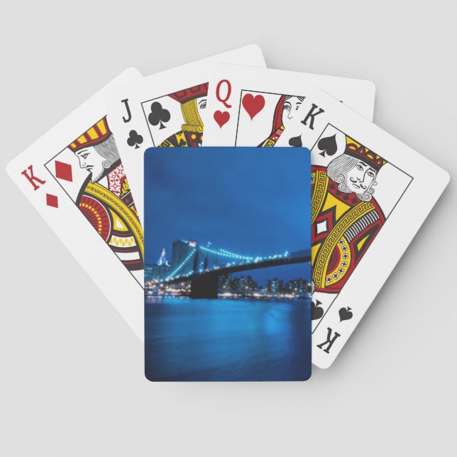 Jeu De Cartes Pont de Brooklyn, New York (dos)