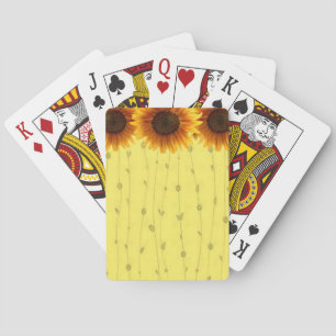 Jeu De Cartes Pont de cartes de tournesol