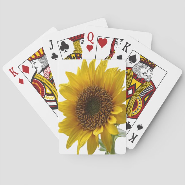 Jeu De Cartes Pont de cartes de tournesol (dos)