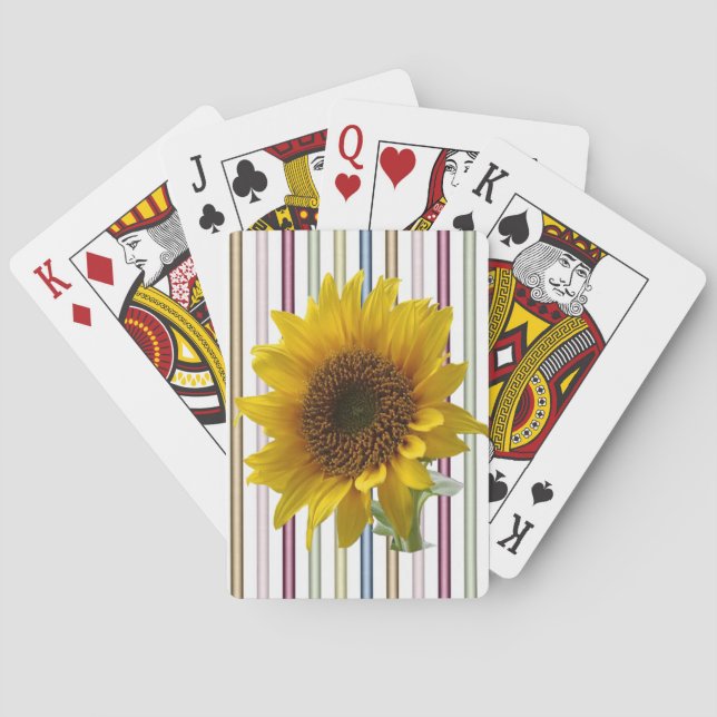 Jeu De Cartes Pont de cartes de tournesol (dos)