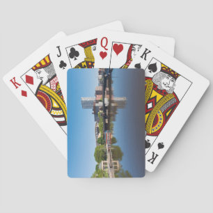 Jeu De Cartes pont de la rivière milwaukee et de la rue state