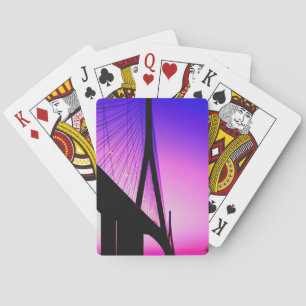 Jeu De Cartes Pont de Normandie, Le Havre, France