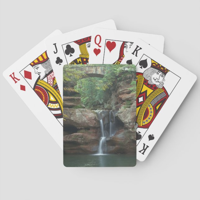 Jeu De Cartes Pont de pierre et cascade (dos)