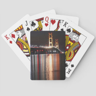 Jeu De Cartes Pont Mackinac la nuit