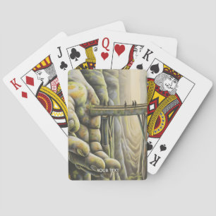 Jeu De Cartes Pont main en pierre mignon Imaginaire