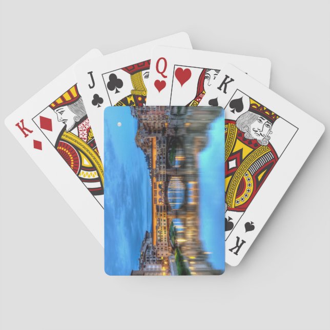Jeu De Cartes Pont Ponte Vecchio à Florence, Italie (dos)