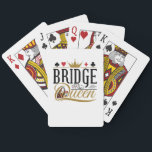 Jeu De Cartes Pont Queen<br><div class="desc">cadeau cool pour joueur de pont ou partenaire. Parfait pour les amateurs de jeux de cartes de pont ou les passionnés</div>