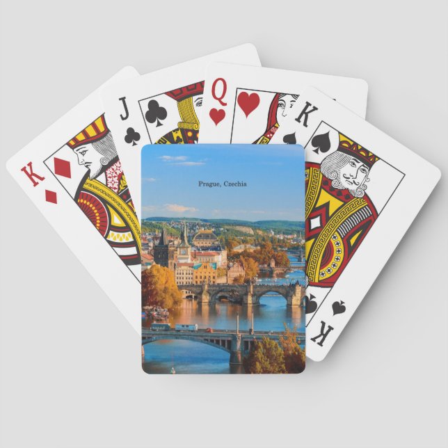 Jeu De Cartes Ponts de Prague Czechia (dos)