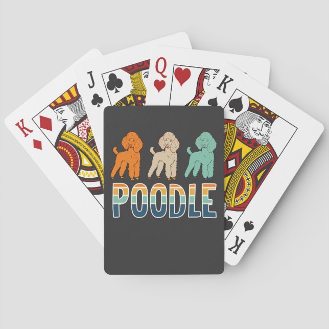 Jeu De Cartes Poodle (dos)