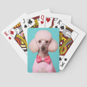 Jeu De Cartes Poodle Pop Art - Élégant & Rétro