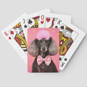 Jeu De Cartes Poodle Pop Art - Élégant & Rétro