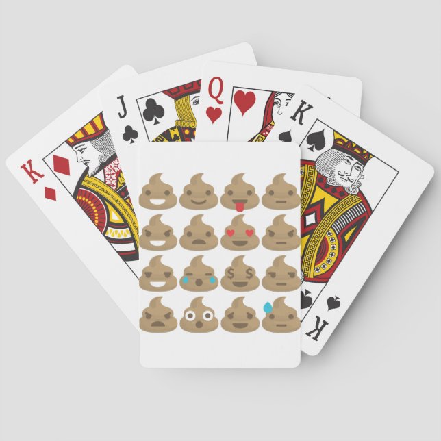Jeu De Cartes poop emojis (dos)