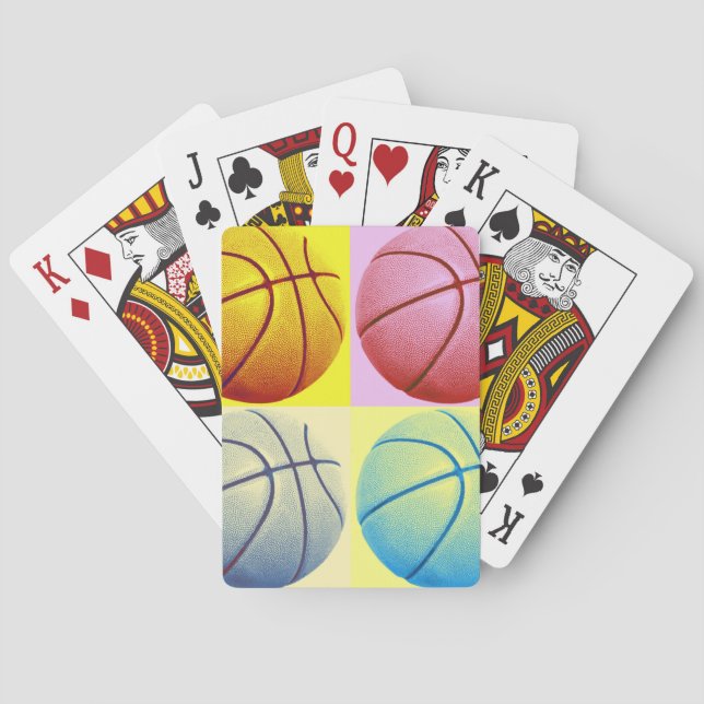 Jeu De Cartes Pop Art Basket (dos)
