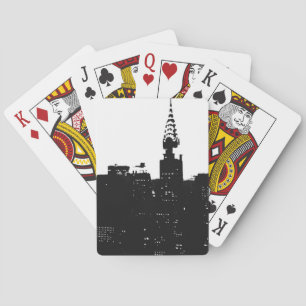 Jeu De Cartes Pop Art New York Silhouette