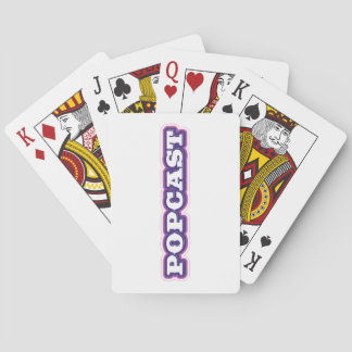 Jeu De Cartes POPCAST lecture de cartes (non marquée)