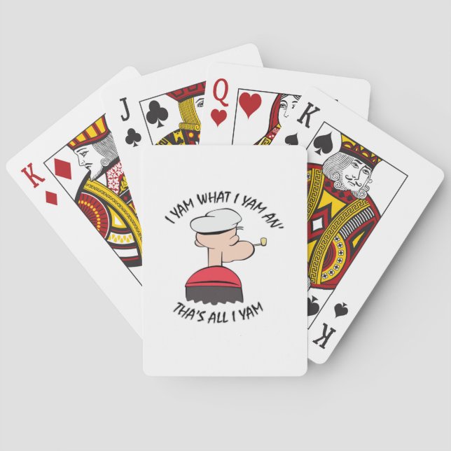 Jeu De Cartes Popeye I Yam What I Yam Classic (dos)