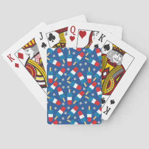 Jeu De Cartes Popsicles patriotiques du 4 juillet d'été