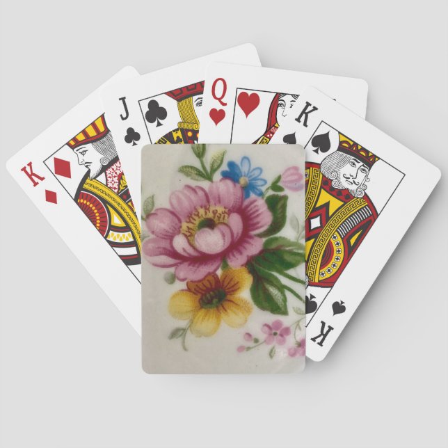 Jeu De Cartes Porcelain Inspired Floral (dos)